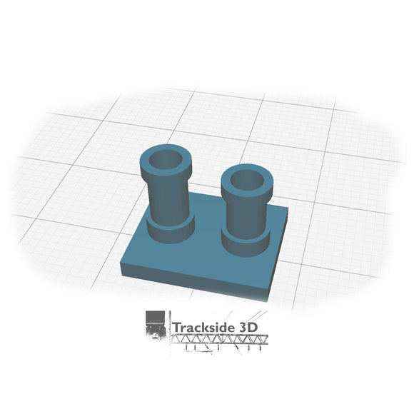 T3D-006-006 Chimney Pots - AB-004-2 with Stack Clip