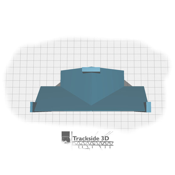 T3D-008-001 Railwayside Terrace - Low Relief House (Rear) Open w/ Hallways