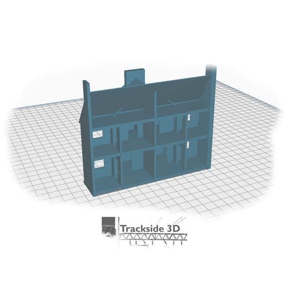 T3D-008-002 Railwayside Terrace - Low Relief House (Rear) 6 rooms