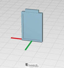 T3D-023-000 - Modern Station Advertising Hoarding / Billboard-3