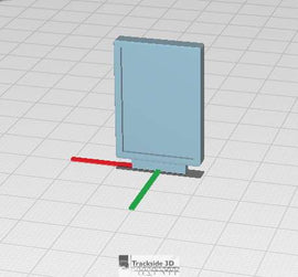T3D-023-000 - Modern Station Advertising Hoarding / Billboard - 0
