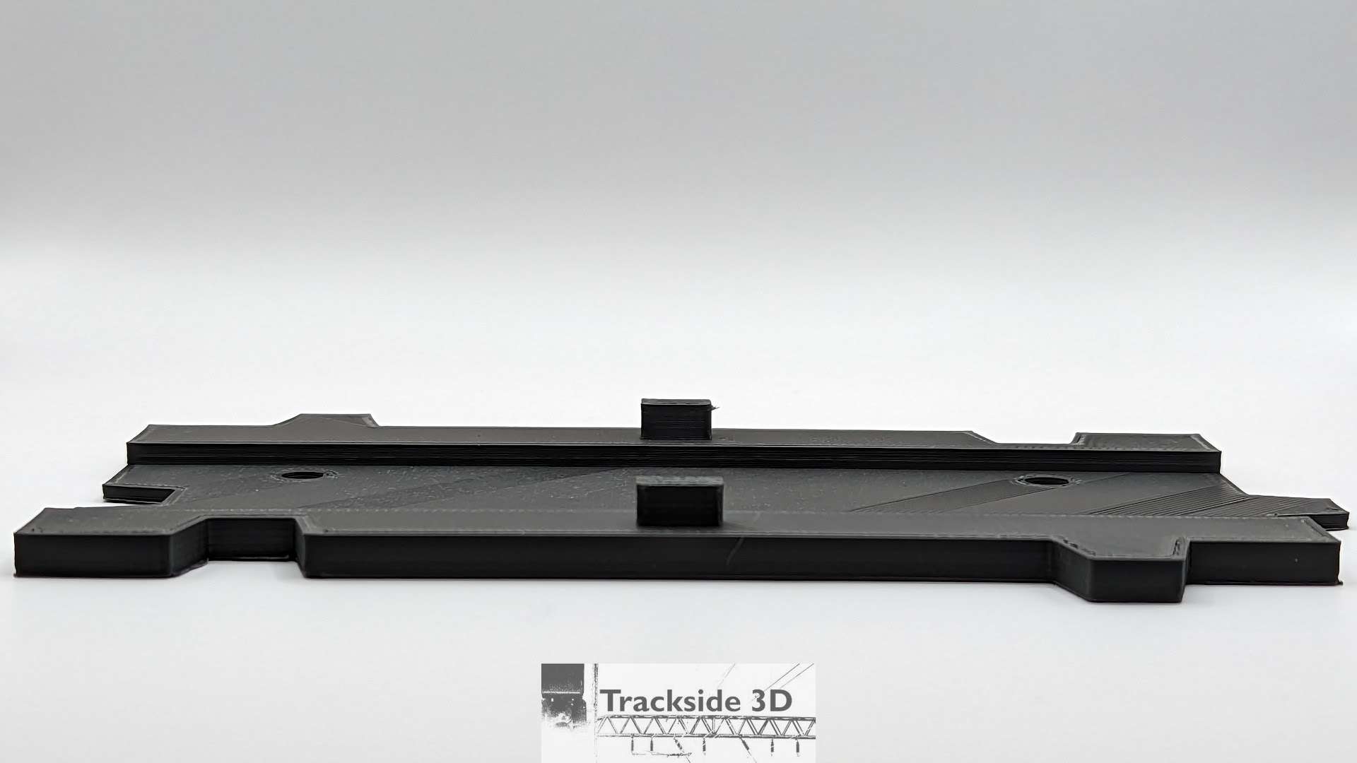 T3D-044-000 Straight Road with Interlocking Base S3 W75mm L150mm with Edge Connectors