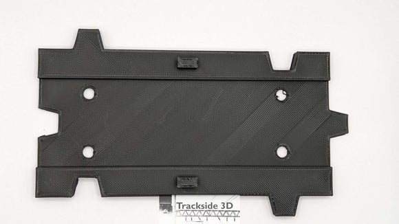 T3D-044-000 Straight Road with Interlocking Base S3 W75mm L150mm with Edge Connectors