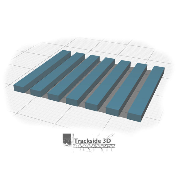 T3D-001-001 Sleepers Short Flat Design, Code 100 x 7