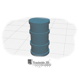 T3D-002-000 Oil Drum Larger Style - Closed
