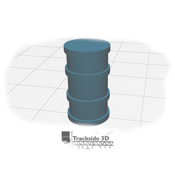 T3D-002-000 Oil Drum Larger Style - Closed