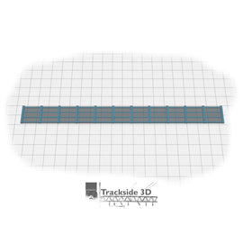 T3D-002-012 Lineside Fencing (Post and Rail Style)
