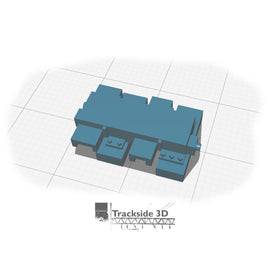 T3D-003-005 Point Machine - Style 63A on Sleepers (Reversed)