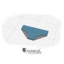 T3D-007-008 Cable Trunking Tee 130mm C1.39-2