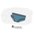 T3D-007-010 Cable Trunking Tee 190mm C1.37-1