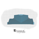 T3D-008-000 Railwayside Terrace - Low Relief House (Rear) Open Plan-3