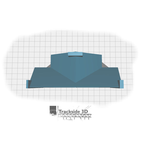 T3D-008-000 Railwayside Terrace - Low Relief House (Rear) Open Plan