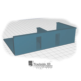 T3D-008-005 Railwayside Terrace - Low Relief House (Rear) Base Middle - Central Gates