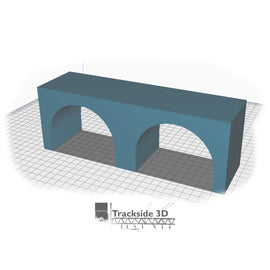 T3D-024-000 Two Arch Single Track Viaduct