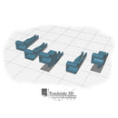 T3D-041-004 NEM HST / Mk3 Coach Couplings (Slidedoor)-1